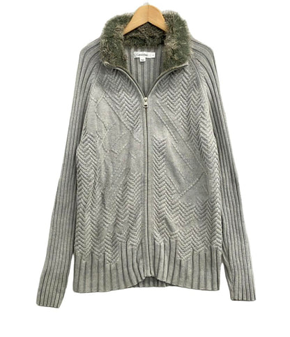 カルバンクライン 長袖ニットカーディガン レディース SIZE M (M  