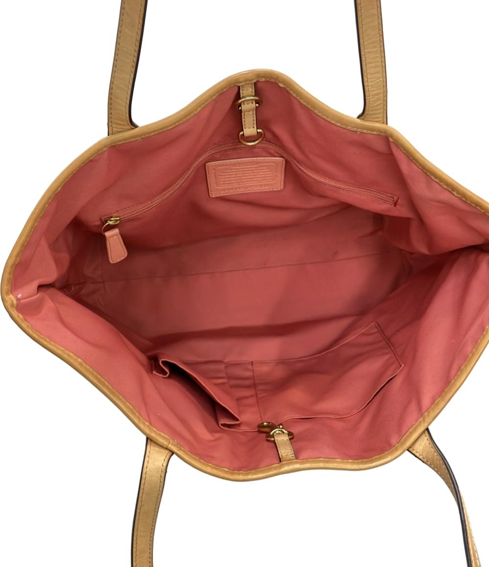 COACH トートバッグ PVCコーティング シグネチャー F23621 レディース