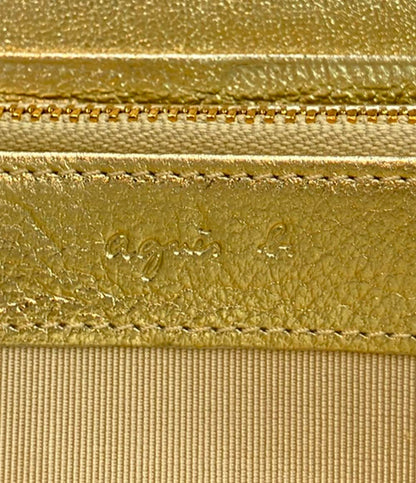 agnes b. ラウンドファスナー長財布 レディース アニエスベー