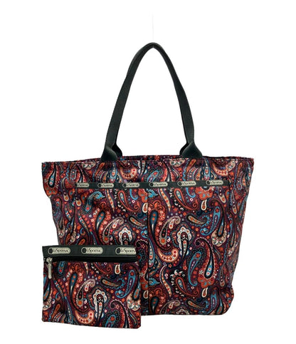 美品 LeSportsac トートバッグ ペイズリー柄 レディース レスポートサック