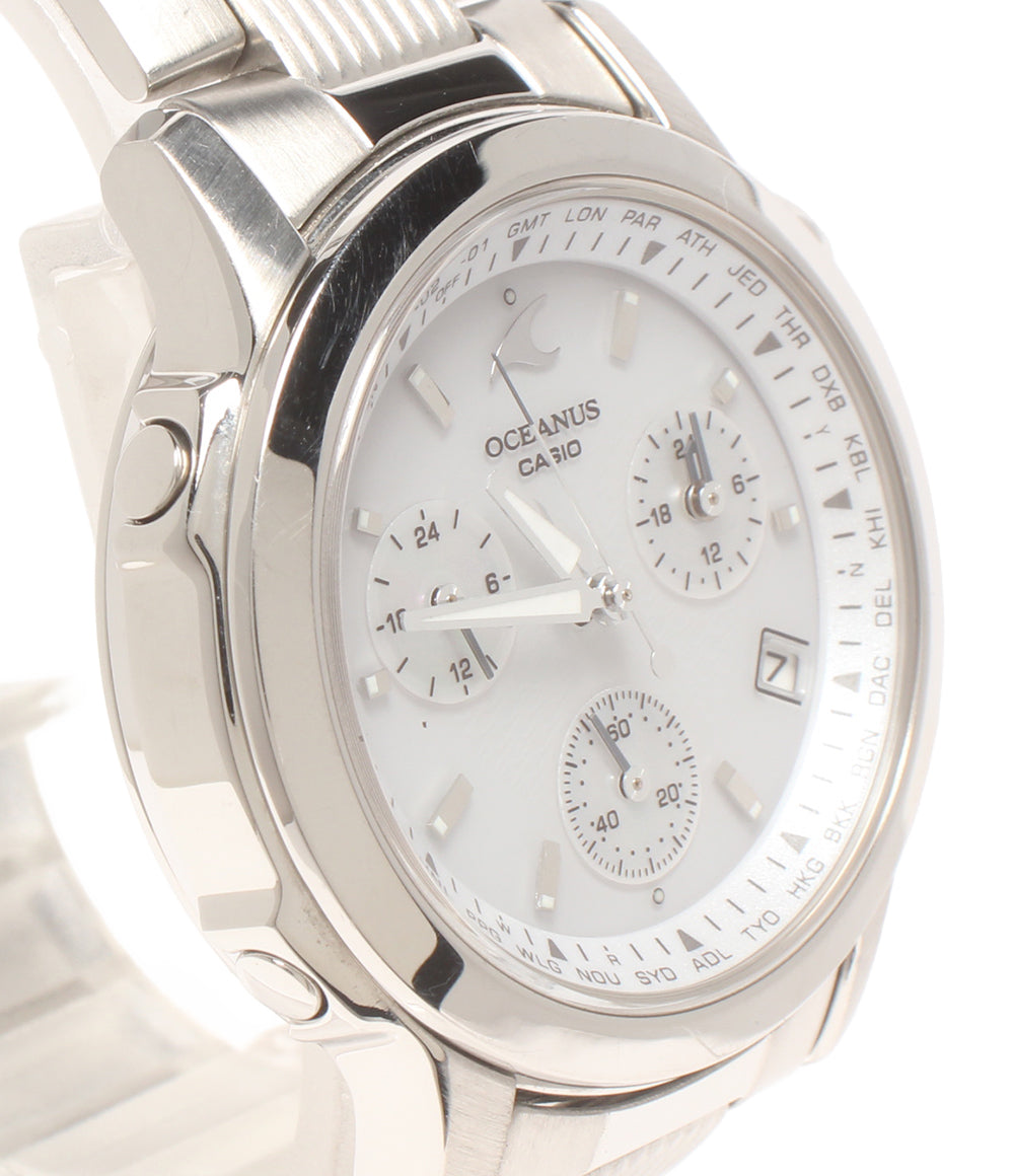 美品 CASIO 腕時計 電波ソーラー オシアナス OCEANUS ソーラー OCW-10 メンズ カシオ