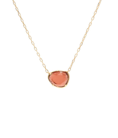 美品 sowi ネックレス K10 ガーネット レディース ソーイ