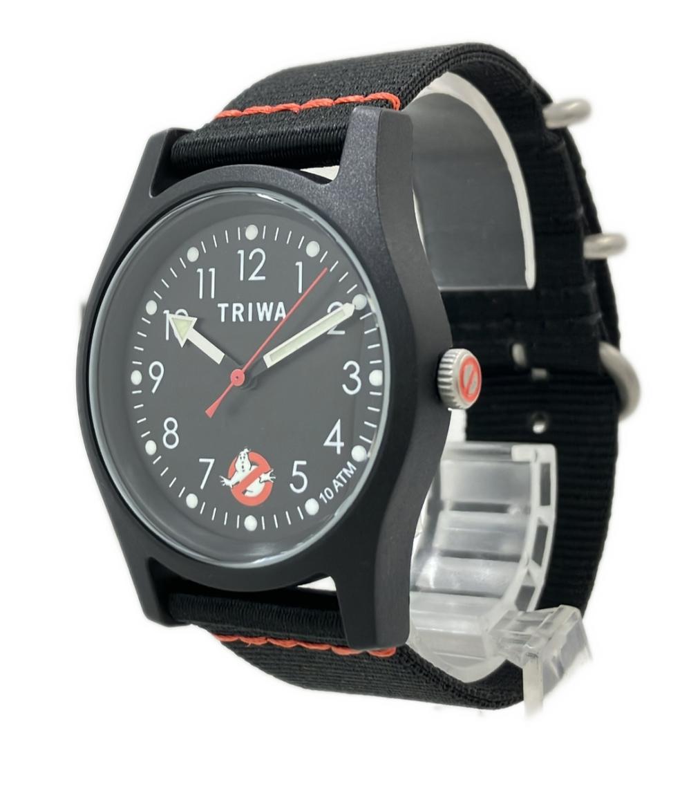 美品 トリワ 腕時計 ゴーストバスターズ GBOP02 クオーツ ブラック ユニセックス TRIWA 美品 TRIWA 腕時計 ゴーストバスターズ クオーツ ブラック GBOP02 ユニ