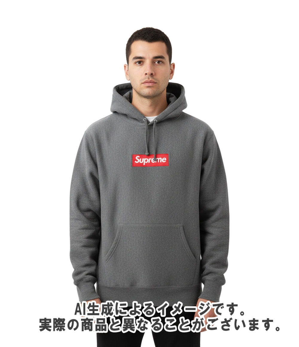 美品 Supreme プルオーバーパーカー Box Logo Hooded Sweatshirt 101837 メンズ SIZE Large (L) シュプリーム