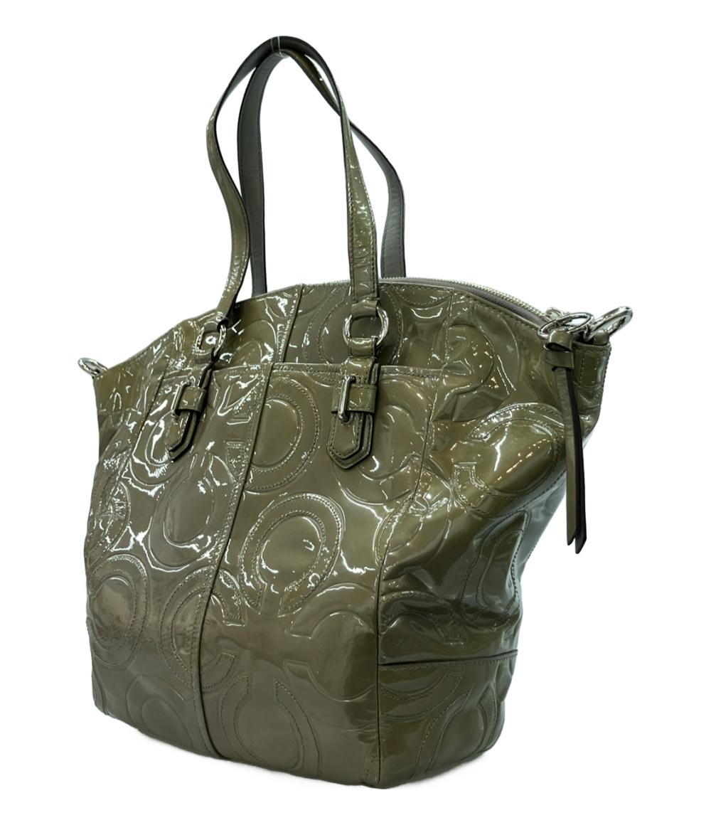 コーチ 2WAYハンドバッグ ショルダーバッグ オプアート 17846 レディース COACH