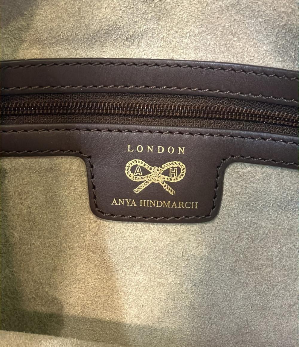 Anya Hindmarch トートバッグ 肩掛け ロゴ 犬 ドッグ レディース アニヤハインドマーチ