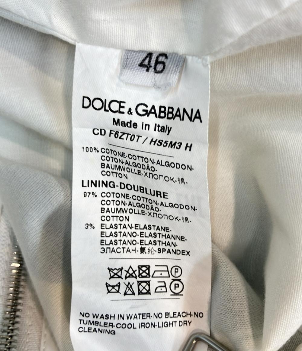 DOLCE & GABBANA ノースリーブワンピース Aライン ミディ丈 フロントボタン スクエアネック イエローローズプリント コットン サンドレス レディース
