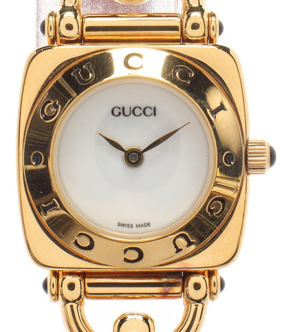 GUCCI 腕時計 クオーツ ホワイト 6300L レディース グッチ