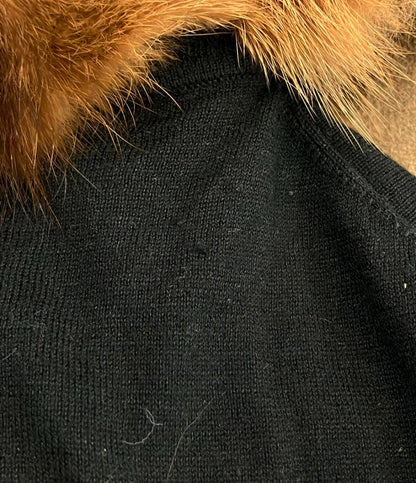 Miu Miu 長袖 カーディガン リアルファー付き レディース SIZE 40 (S) ミュウ ミュウ