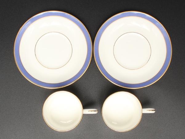 美品 ティファニー デミタスカップ＆ソーサー 2客セット ペア