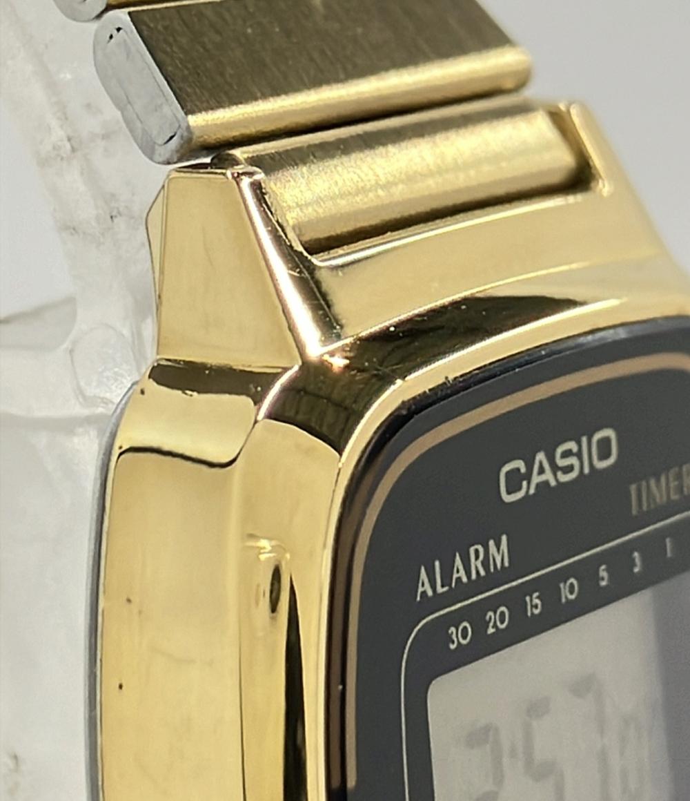 CASIO 腕時計 クオーツ ブラック LA670W レディース カシオ