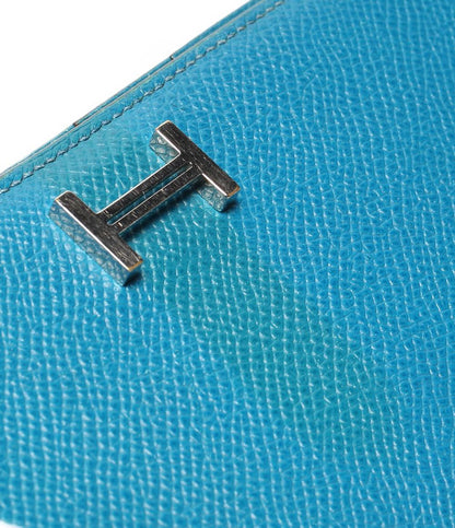 エルメス 二つ折り財布 □Q刻印 シルバー金具 ベアンスフレ レディース HERMES