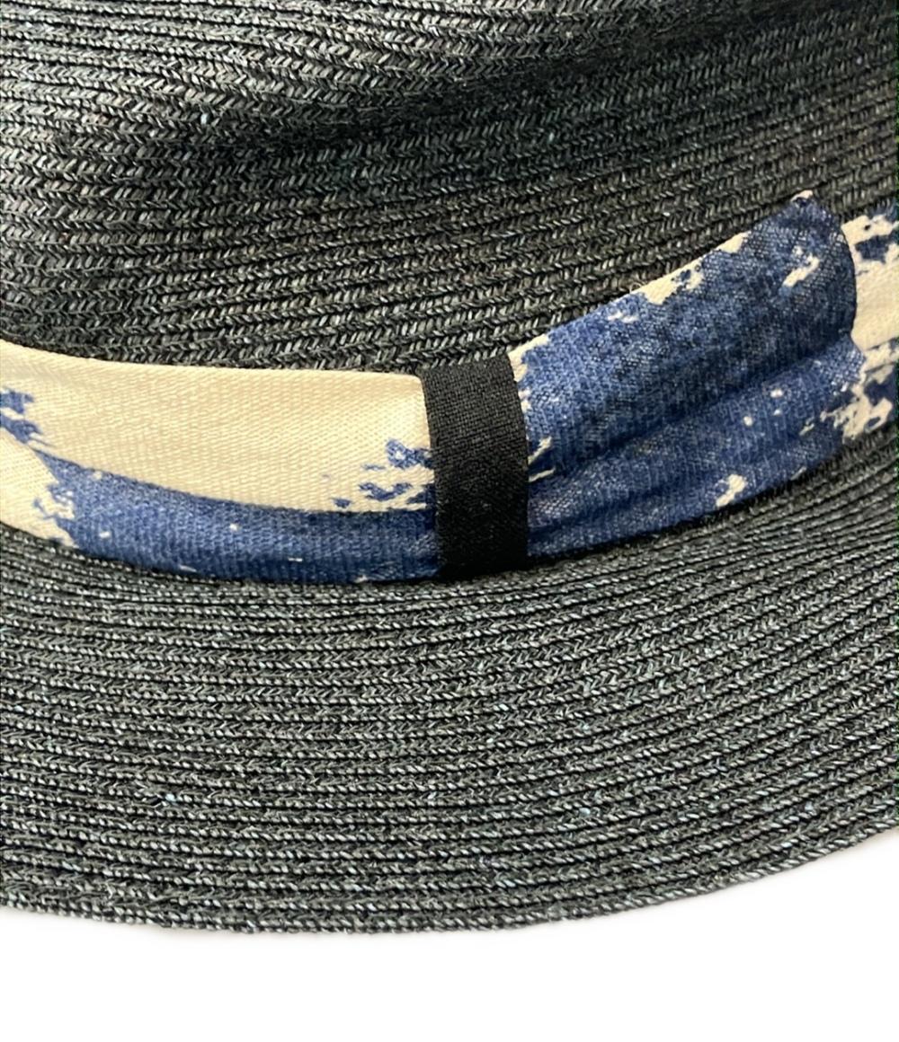 美品 カシラ 麦わら帽子 ストローハット レディース SIZE L CA4LA