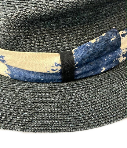 美品 カシラ 麦わら帽子 ストローハット レディース SIZE L CA4LA