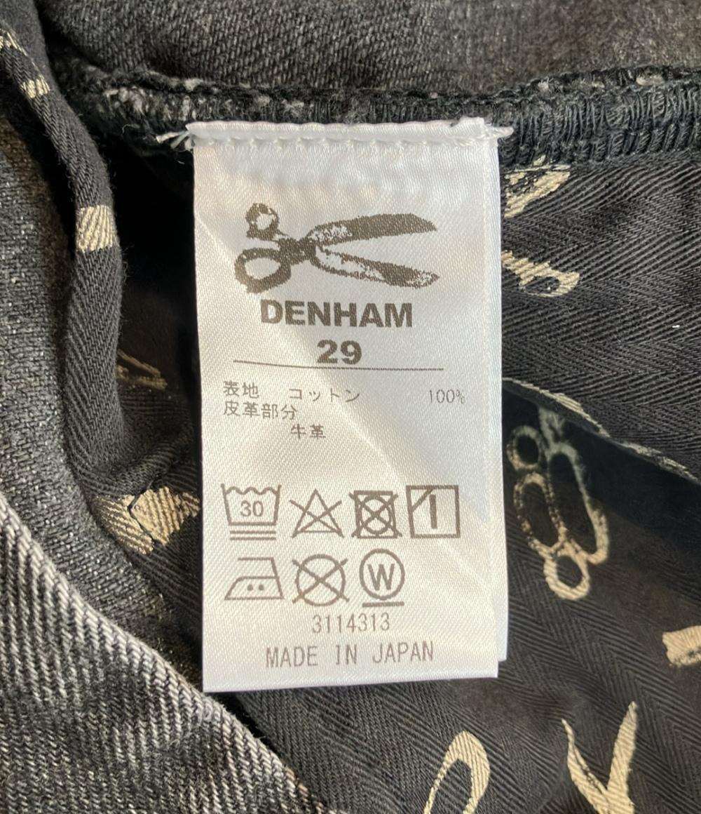 美品 デンハム デニムパンツ ジーンズ ダメージ加工 FORGE MIJ GRY 01231111003 メンズ SIZE 29 (S) DENHAM