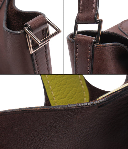 HERMES ハンドバッグ □H刻印 シルバー金具 ピコタンPM レディース エルメス