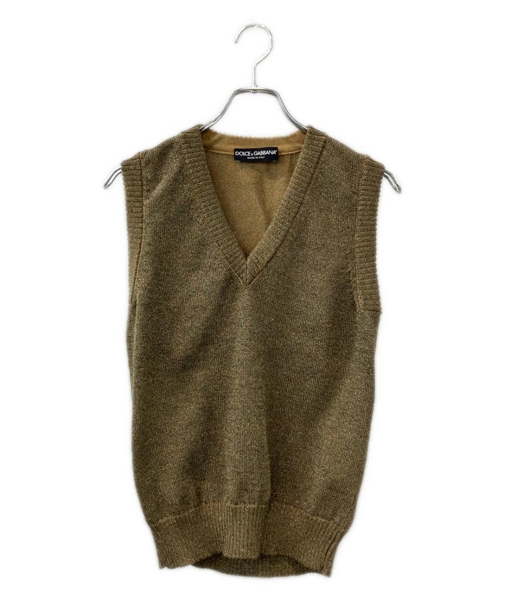 DOLCE & GABBANA ベスト ラメ メンズ SIZE 46 (M) ドルチェアンドガッバーナ