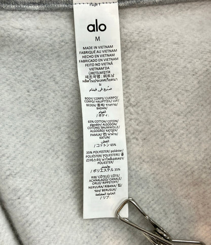 Alo Yoga スウェット ハーフジップ レディース SIZE M アロー ヨガ
