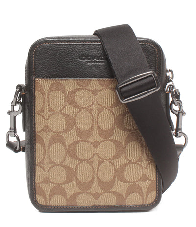 美品 COACH ショルダーバッグ 斜め掛け サリバン シグネチャー CC090 メンズ コーチ