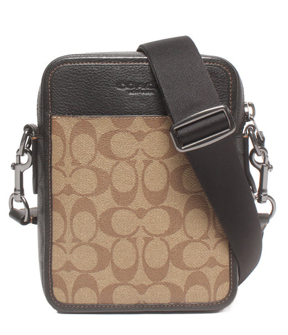 美品 COACH ショルダーバッグ 斜め掛け サリバン シグネチャー CC090 メンズ コーチ