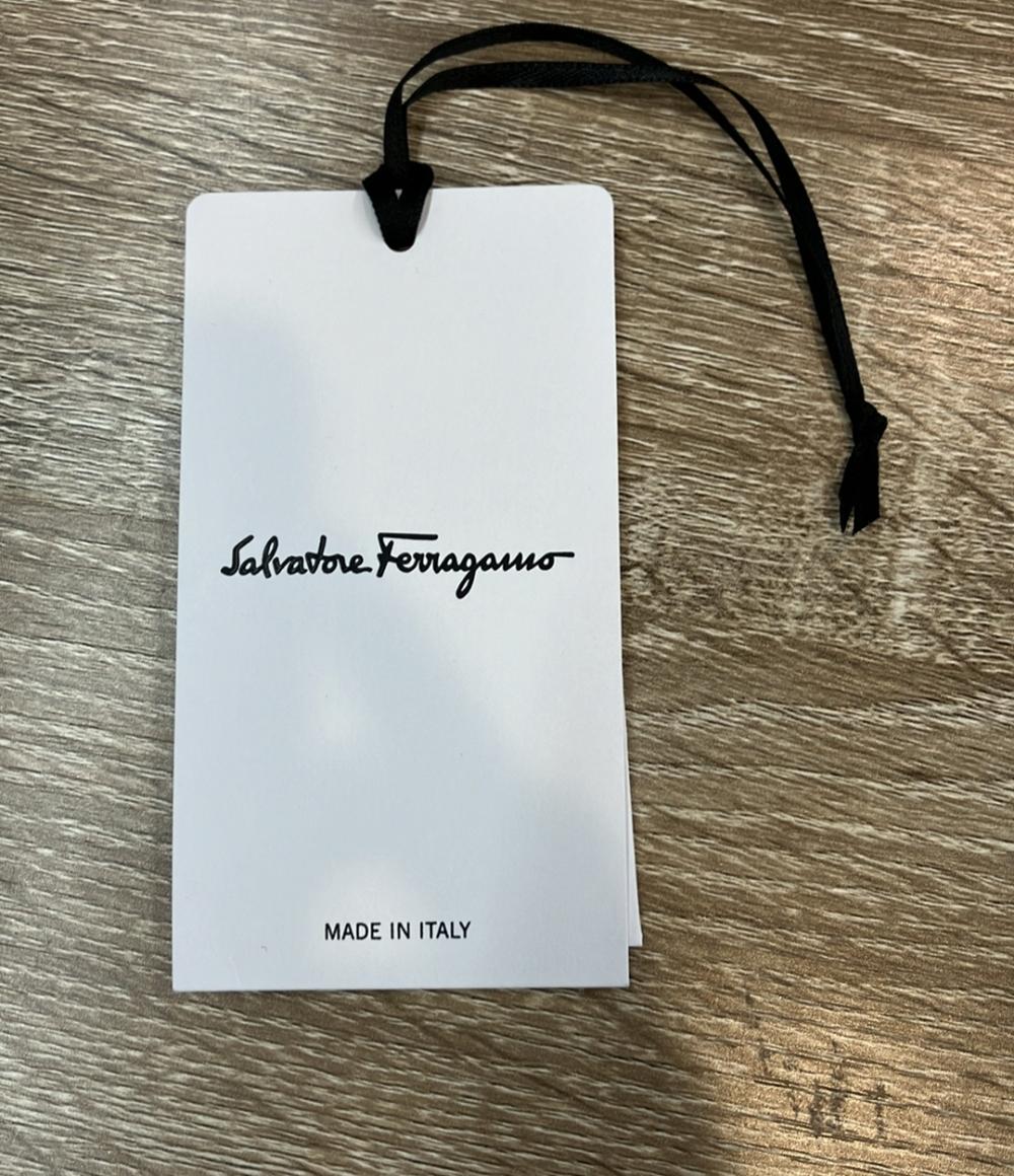 Salvatore Ferragamo 長袖カーディガン 緑 花柄 シルク ニット 22SS