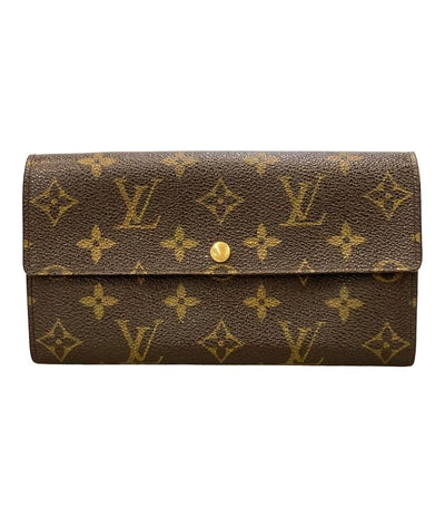 訳あり LOUIS VUITTON 二つ折り財布 モノグラム ポルトフォイユサラ M61734 レディース メンズ ルイ・ヴィトン