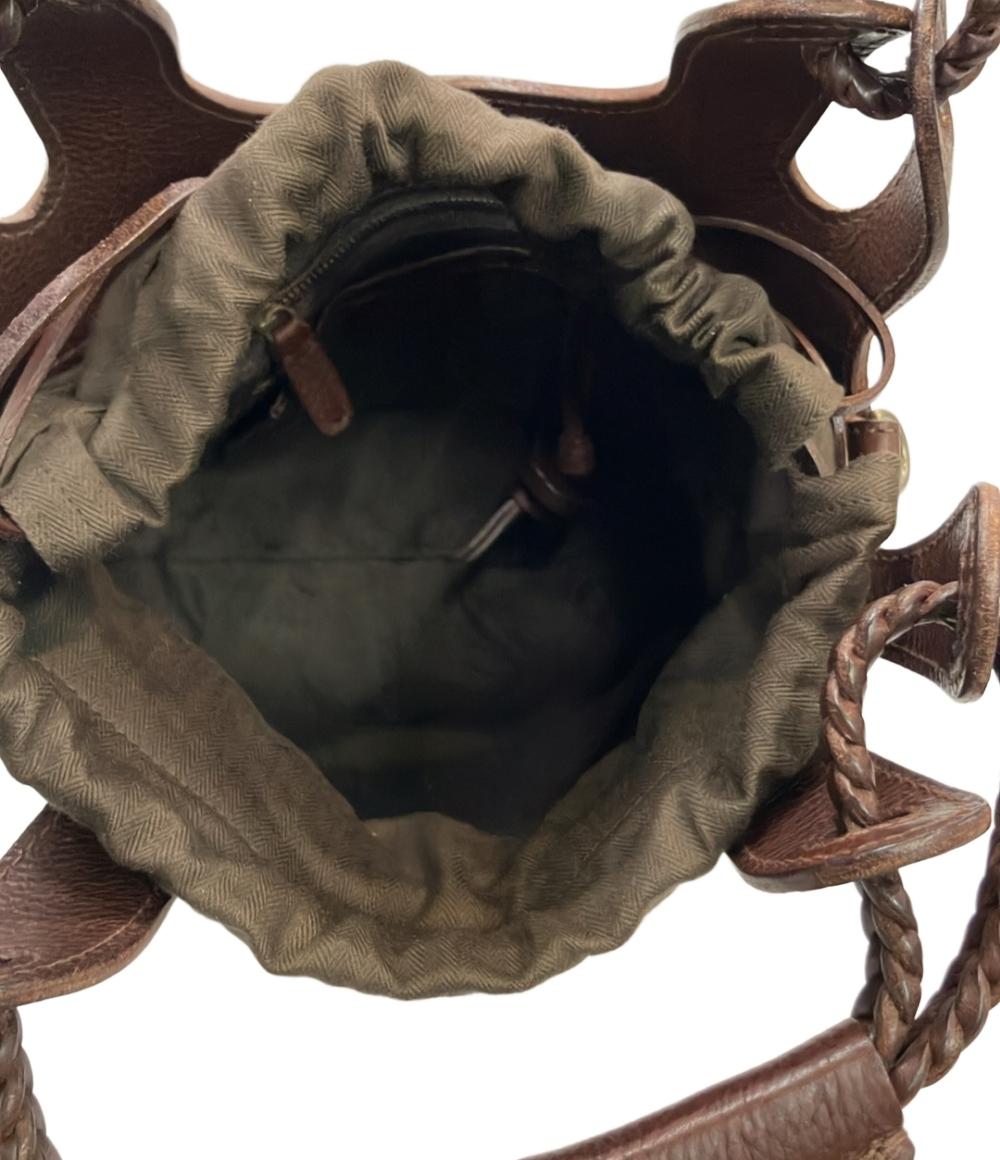 美品 ゲンテン 2wayハンドバッグ ショルダーバッグ 斜め掛け ピコエランテ レディース genten