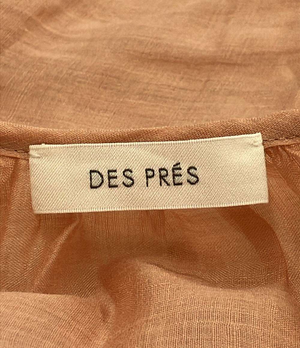 美品 デプレ 半袖ブラウス レディース SIZE 36 (S) DES PRES