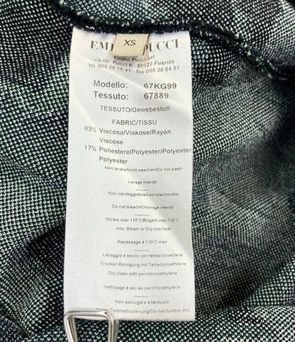 美品 Emilio Pucci マルチカラーワンピース 67KG99 レディース SIZE XS エミリオ・プッチ