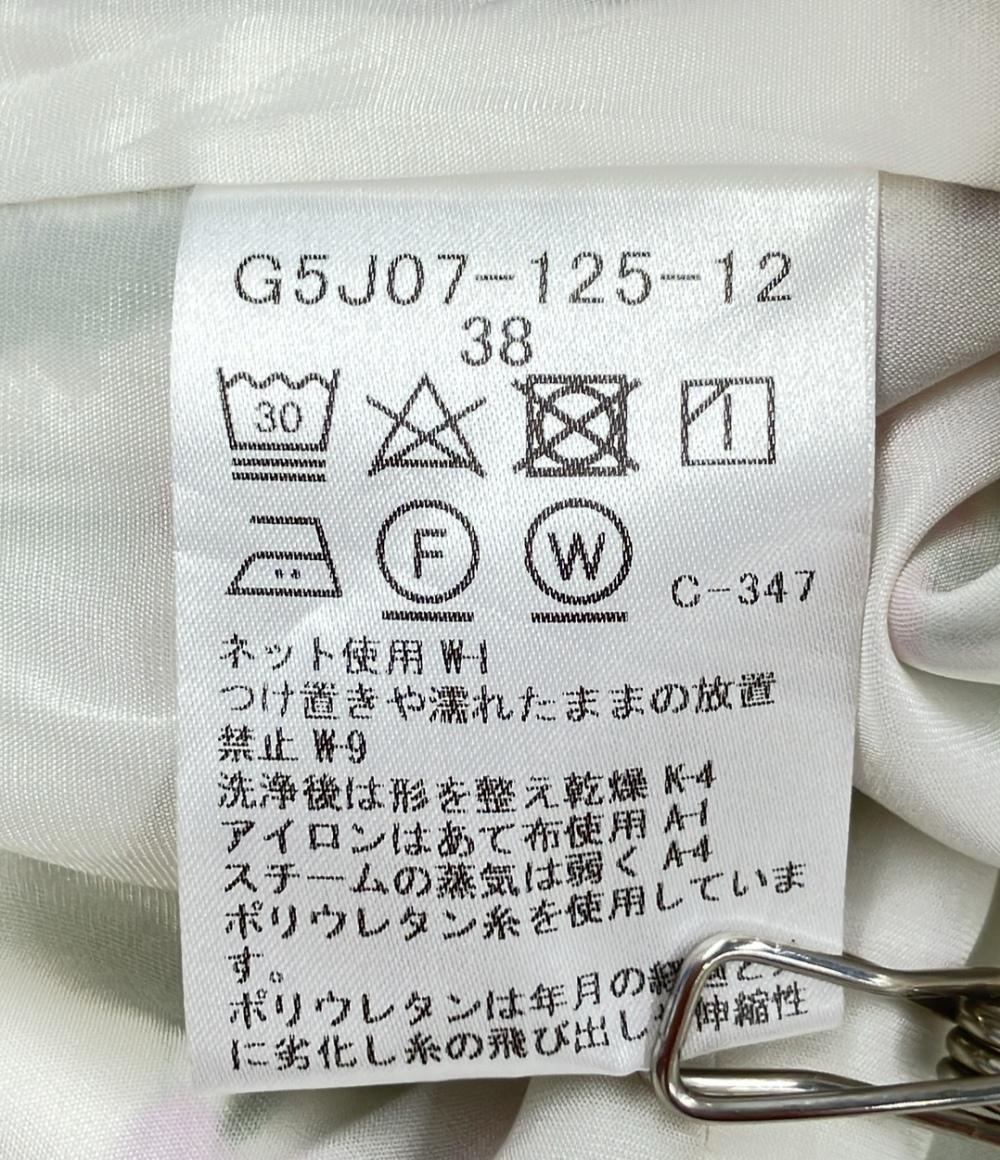 美品 マッキントッシュ ロンドン 七分袖ワンピース 花柄 レディース SIZE 38 (M) MACKINTOSH LONDON