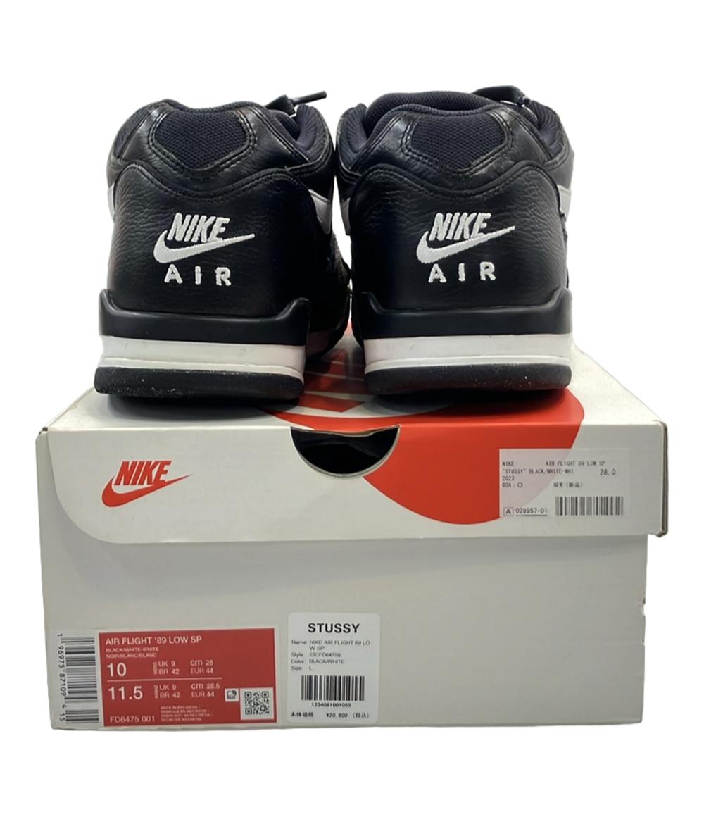 ナイキ ローカットスニーカー × Stussy AIR FLIGHT 89 LOW SP FD6475-001 メンズ SIZE 28.0 (XL) NIKE