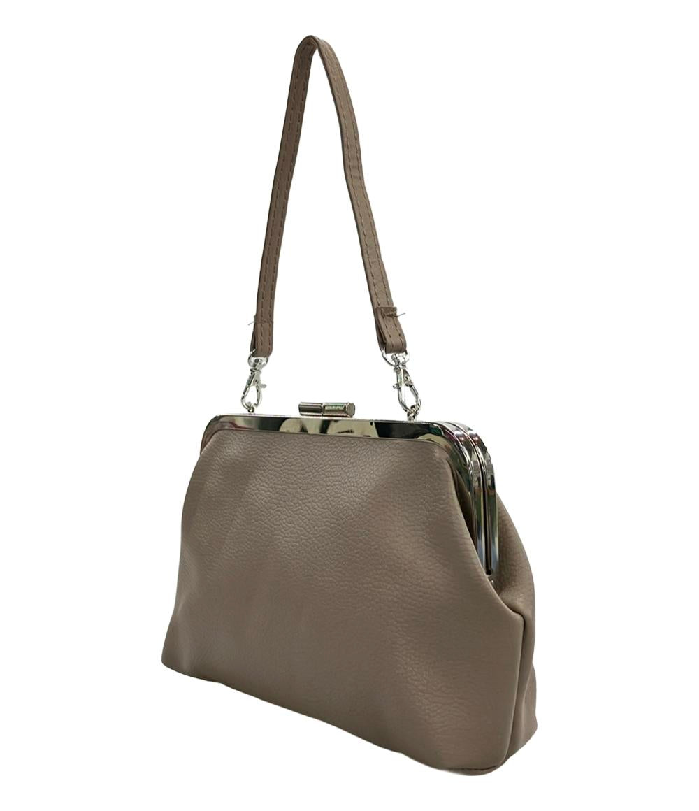 SAZABY ハンドバッグ ショルダーバッグ クラッチバッグ 3WAY 斜め掛け がま口 サザビー