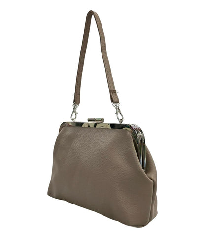 SAZABY ハンドバッグ ショルダーバッグ クラッチバッグ 3WAY 斜め掛け がま口 サザビー