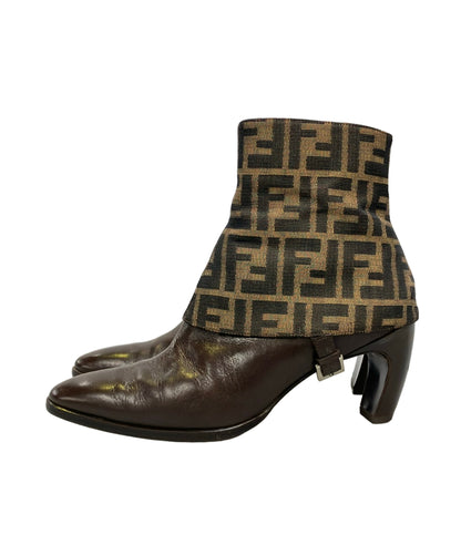 FENDI ショートブーツ ズッカ レディース SIZE 37 フェンディ