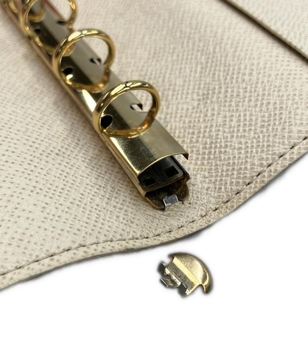 訳あり LOUIS VUITTON 手帳カバー アジェンダPM ダミエグラファイト