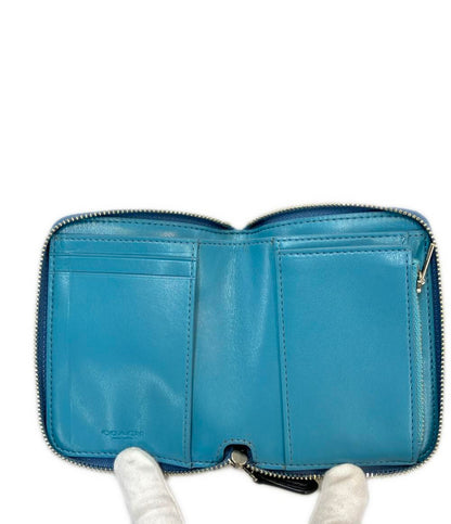 コーチ ラウンドファスナー二つ折り財布 スリーピングローズプリント 66635 レディース COACH