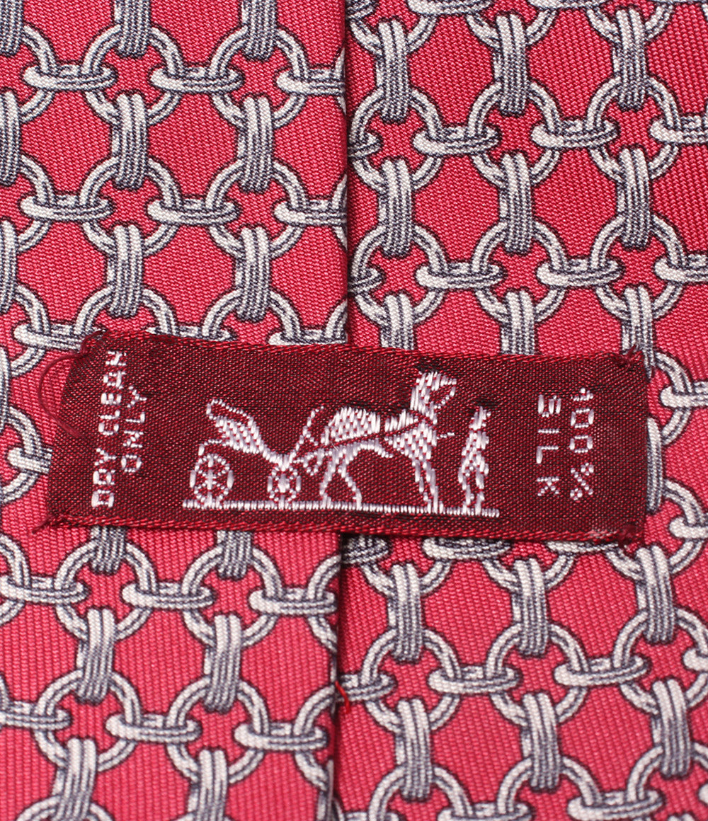 美品 HERMES ネクタイ シルク100% メンズ エルメス