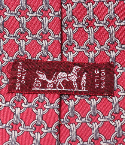 美品 HERMES ネクタイ シルク100% メンズ エルメス