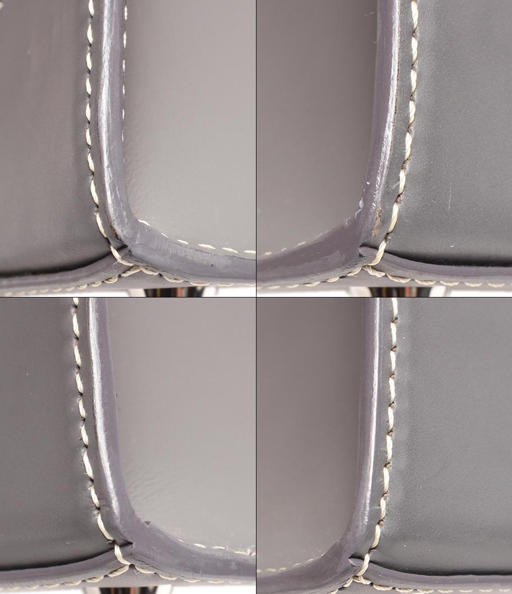 ゴヤール レザー ハンドバッグ ショルダーバッグ シルバー金具 サイゴンPM ゴヤールディンキャンバス & クラムシーカウハイド SAIGOBPMLTY51CL51P