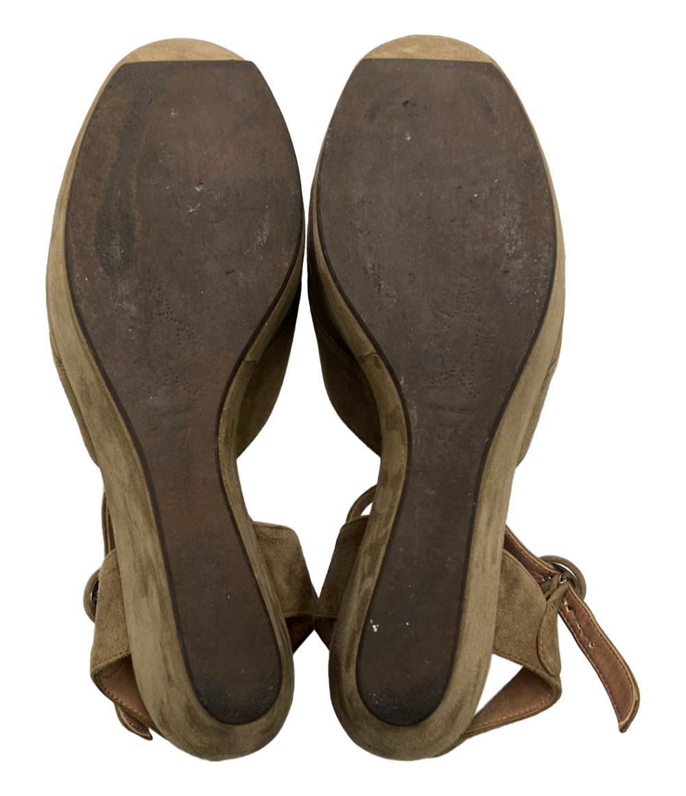 MARNI ウェッジソールアンクルストラップサンダル レディース SIZE 37 23.5(cm) マルニ