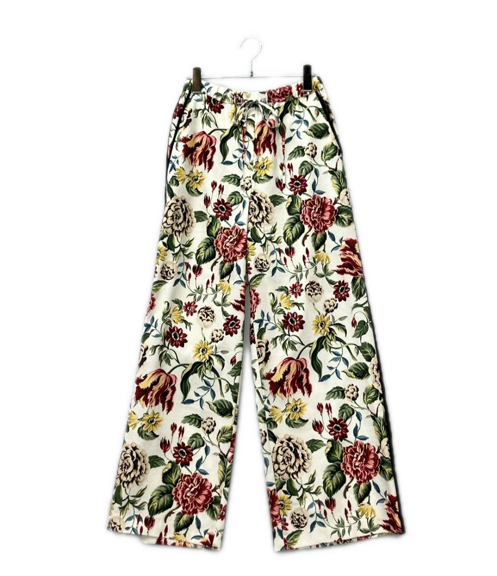 GRACE CONTINENTAL アンティーク フラワープリントパンツ レディース SIZE 36 グレースコンチネンタル