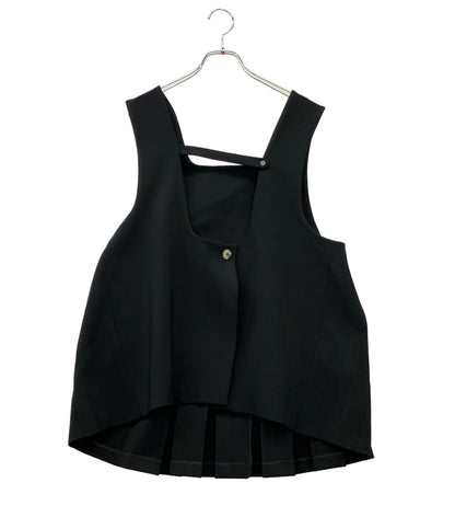 ENFOLD ベスト PLEATS TWO-WAY VEST 300hs230-0170 レディース SIZE 38 (M) エンフォルド