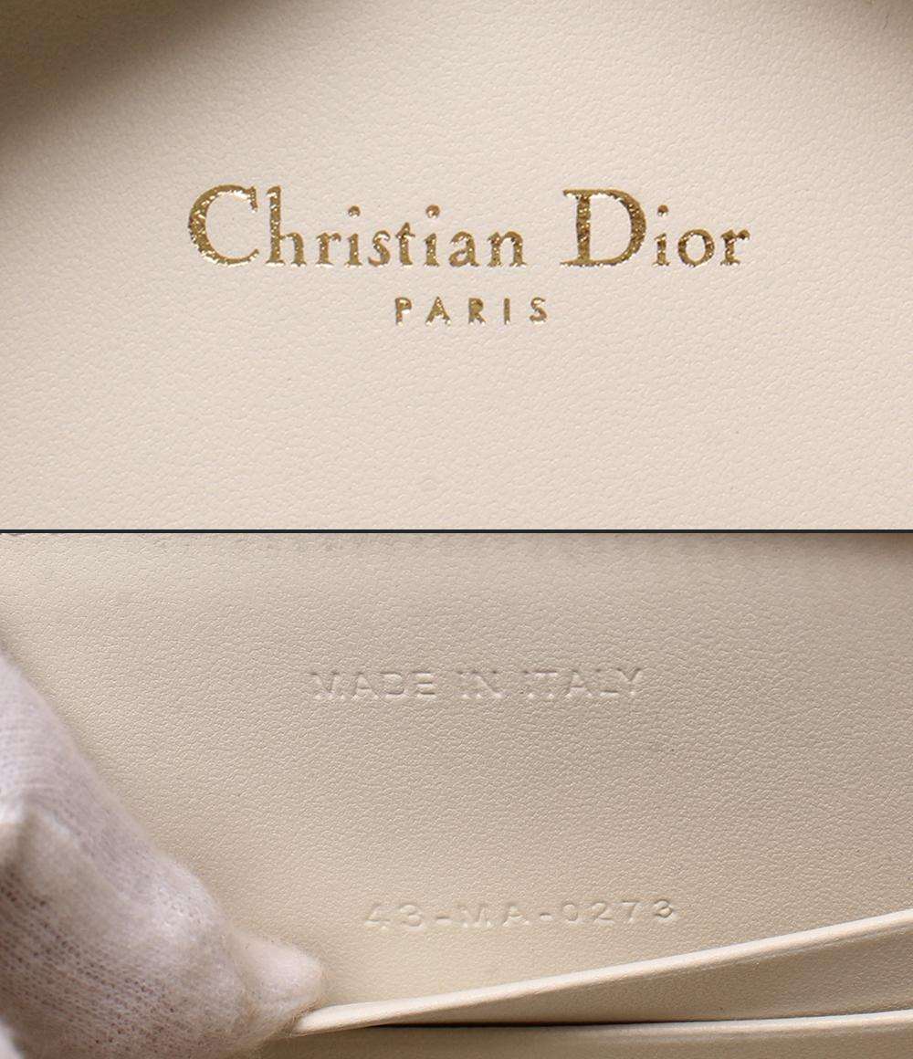 美品 Christian Dior 2wayショルダーバッグ ハンドバッグ 斜め掛け オーバル カメラバッグ CD シグネチャー レディース クリスチャンディオール