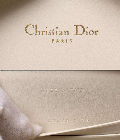 美品 Christian Dior 2wayショルダーバッグ ハンドバッグ 斜め掛け オーバル カメラバッグ CD シグネチャー レディース クリスチャンディオール