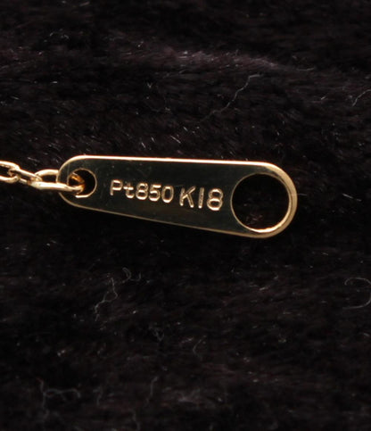 美品 ネックレス K18 Pt850 レディース