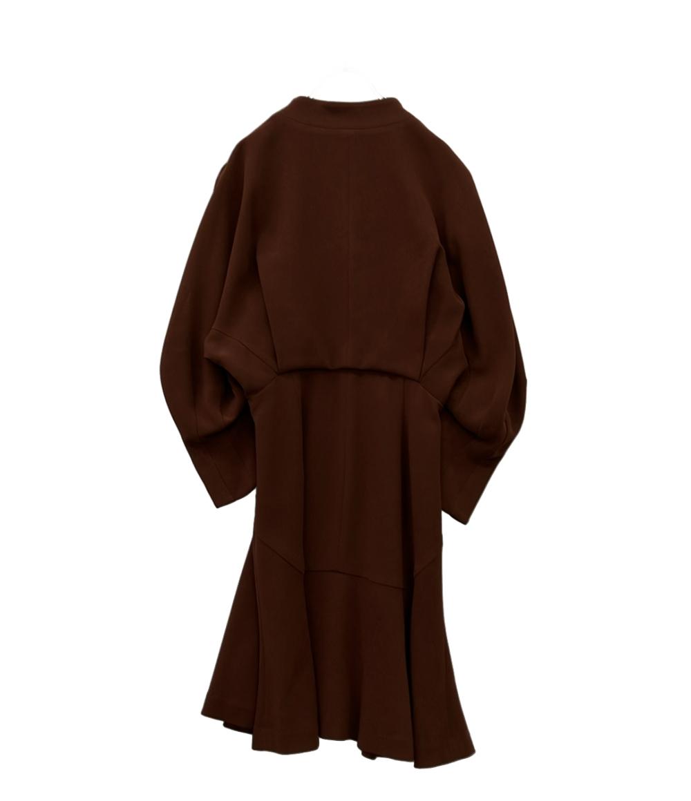 Mame Kurogouchi 半袖ワンピース ボリュームスリーブ Volume Sleeve Dress MM20FW-DR032 レディース SIZE 2 (M) マメクロゴウチ