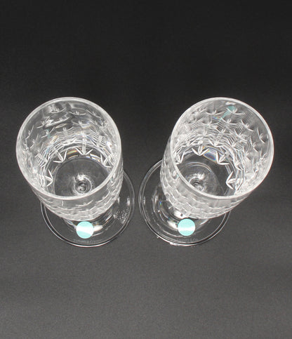 美品 Tiffany & Co. シャンパングラス 2点セット ペア フローレット ティファニー