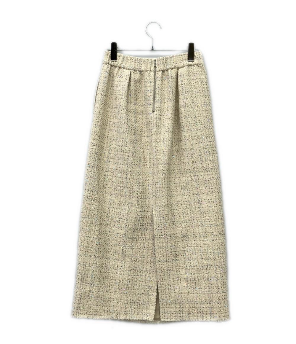 ebure コットンリネンスパンコール スカート レディース SIZE 36 (XS) エブール