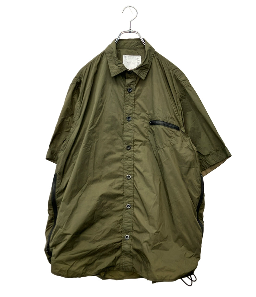 Sacai 半袖シャツ ボタン Cotton Weather Shirt 25-03637M メンズ SIZE