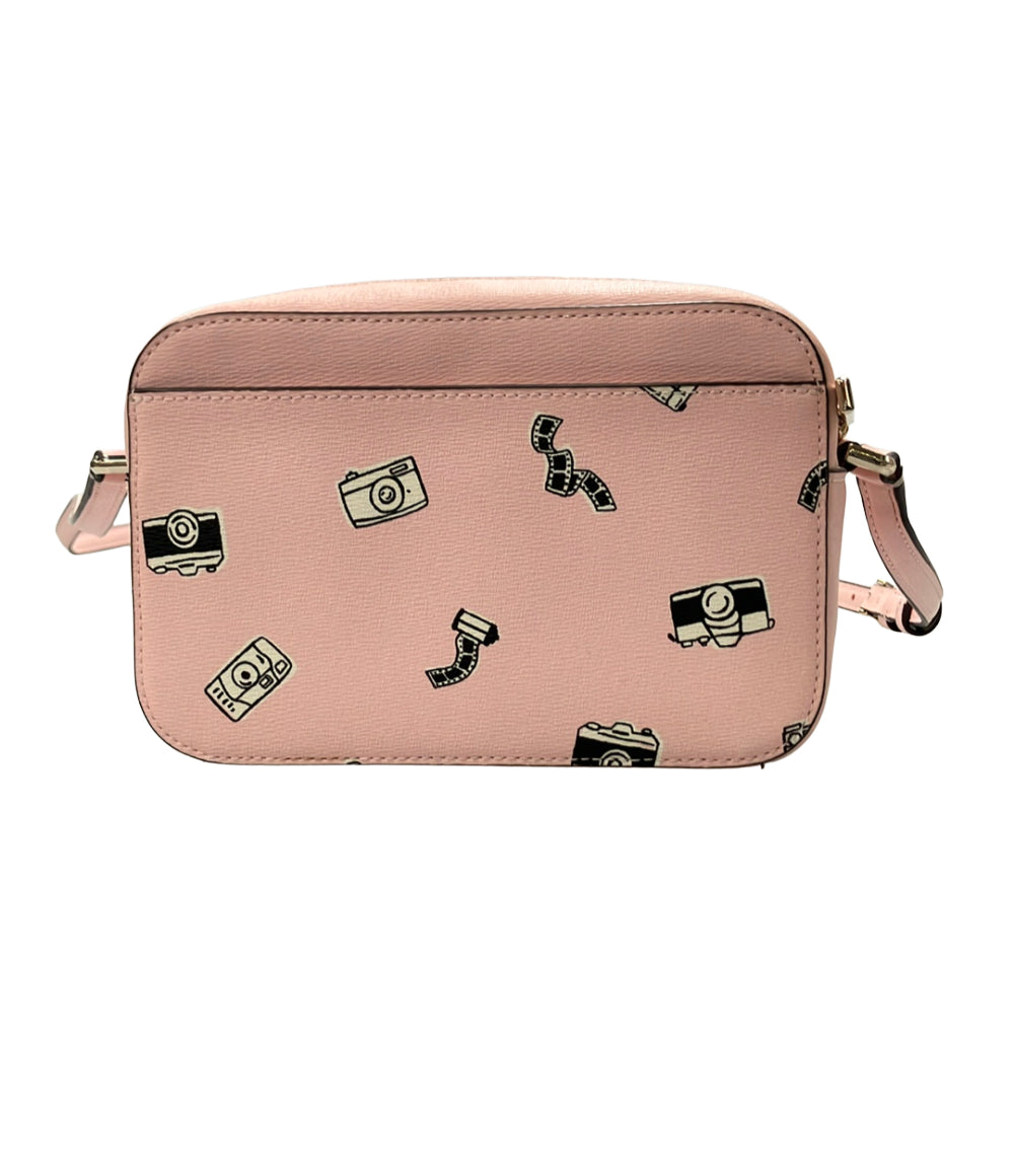 美品 Kate Spade ショルダーバッグ 斜め掛け カメラ柄 レディース ケイトスペード